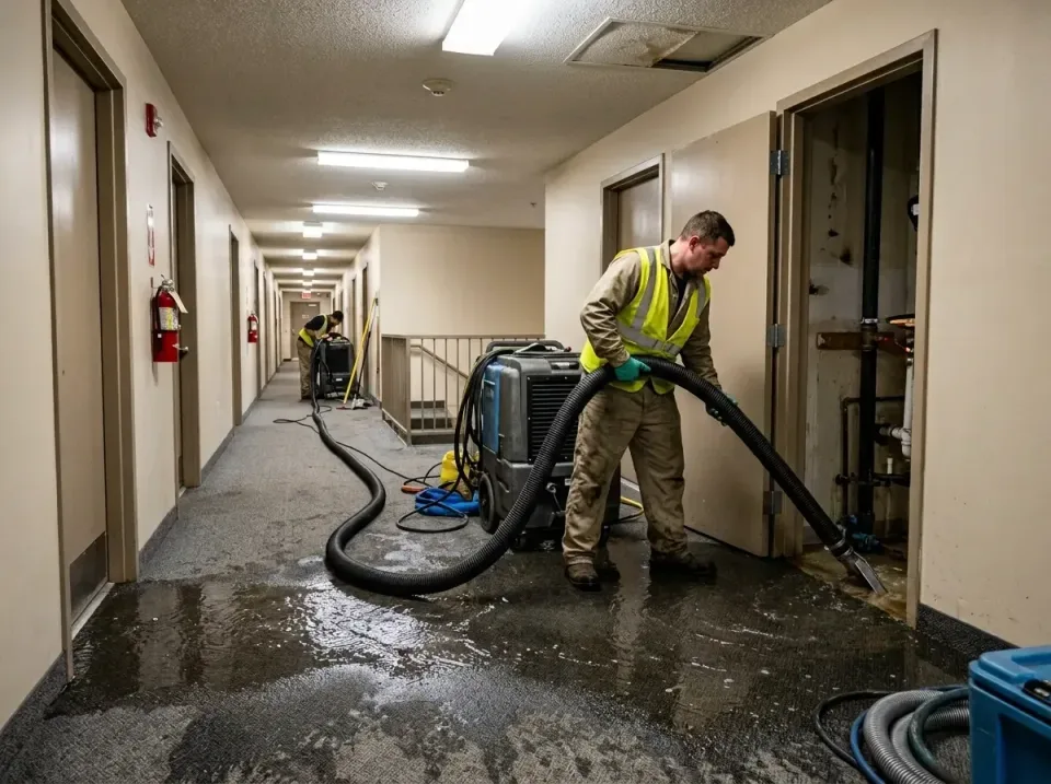 multi-unit-apartment-hallway-f-005 — frequently asked questions, Emergency Burst Pipe Water Extraction & Removal in Ozark, MO